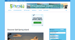 Desktop Screenshot of discoversaltspring.com